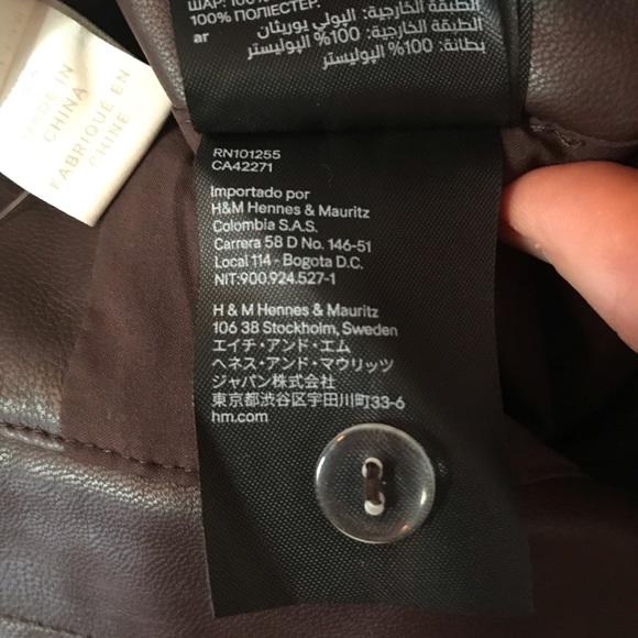 S 6 H and M Skirt Brownish Wine Colour - Picture 8 of 8